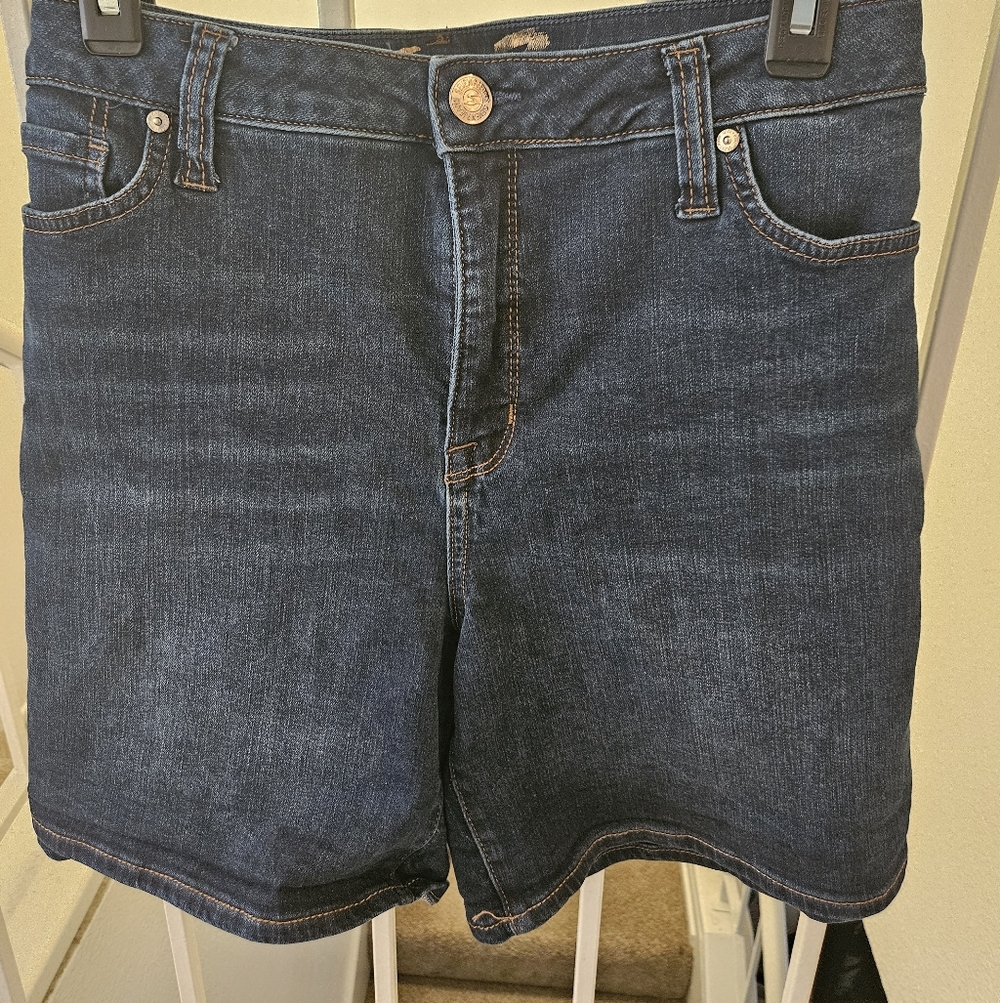 Seven7 Blue Denim Jean Shorts